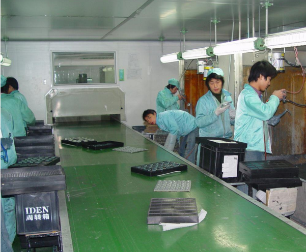 Drying conveyor line
