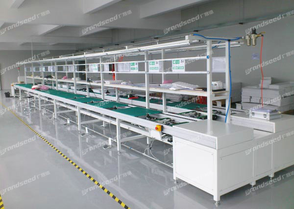 Ring double-speed chain production line